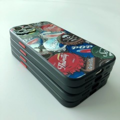 Fancy Ripple silicone case anti-drop TPU back cover Iphone 13PRO 12PRO 11PRO 5 6 7 8 phone case