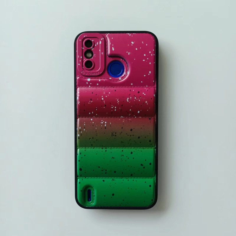 Hot selling down jacket Color painting back cover for itel P17 P17PRO A48 A56 A13 phone case