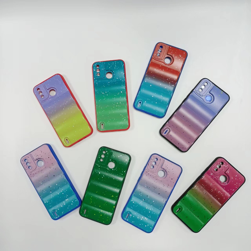 Hot selling down jacket Color painting back cover for itel P17 P17PRO A48 A56 A13 phone case