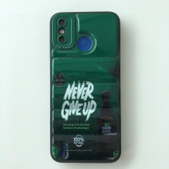 Factory design down jacket TPU back cover suitable for tecno pop6 go spark8c spark8t phone case