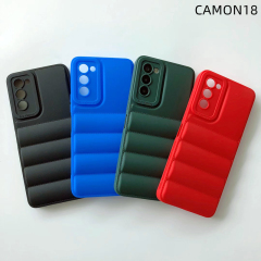 Wholesale New Design Down Jacket Phone Case for tecno spark9 pro camon19 camon19pro back cover