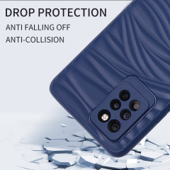 Factory Embossed design Ripple Silicone case Suitable TECNO pova3 Phone Case