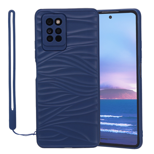 Factory Embossed design Ripple Silicone case Suitable TECNO pova3 Phone Case