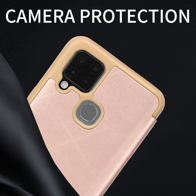 Freeboy Flip Cover Camera Protection TPU material for TECNO POVA3 Phone Case