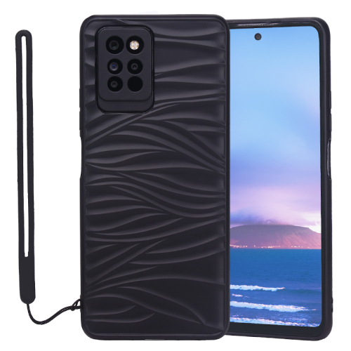 Factory Embossed design Ripple Silicone case Suitable TECNO pova3 Phone Case