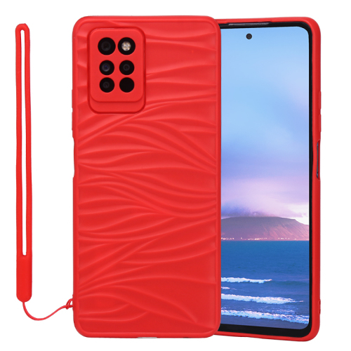 Factory Embossed design Ripple Silicone case Suitable TECNO pova3 Phone Case