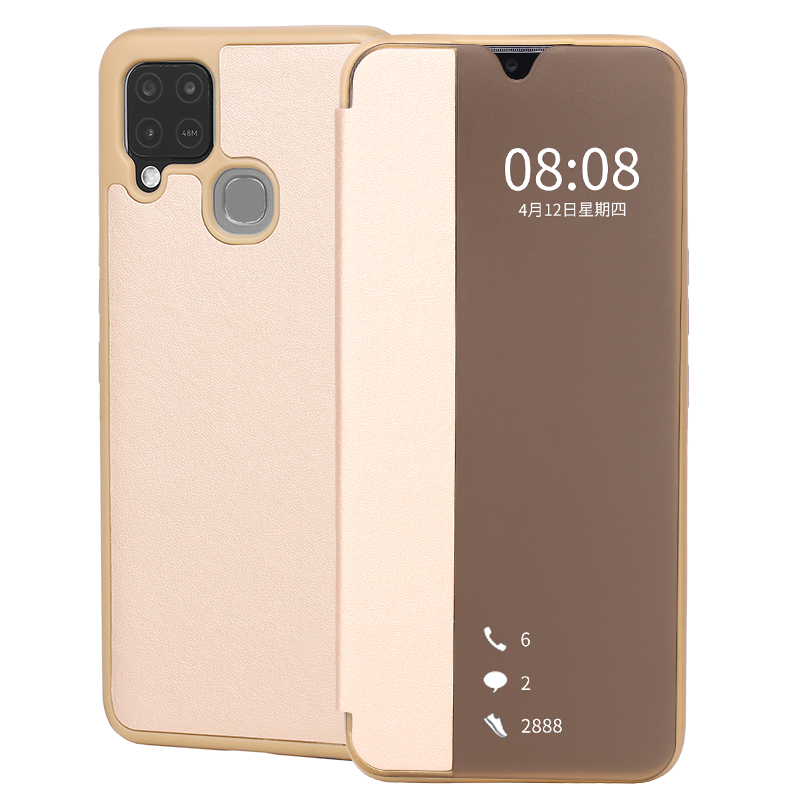 Hot selling flip cover for tecno spark9t spark9pro Luxury Business materials TPU+PU phone case