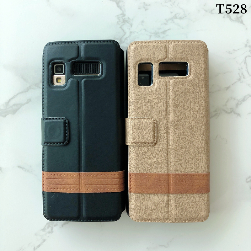New arrival full protection Small size leather case for TECNO T528 flip cover