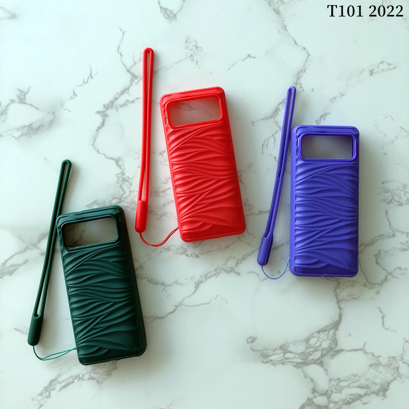 New Arrival Soft Material Small Ripple Silicone Case for Tecno T101 2022 T301 2022
