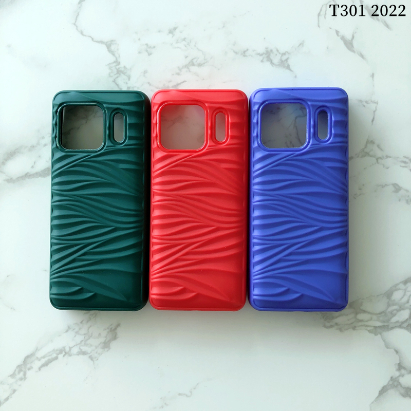 New Arrival Soft Material Small Ripple Silicone Case for Tecno T101 2022 T301 2022