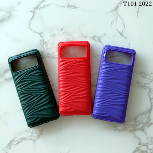 New Arrival Soft Material Small Ripple Silicone Case for Tecno T101 2022 T301 2022
