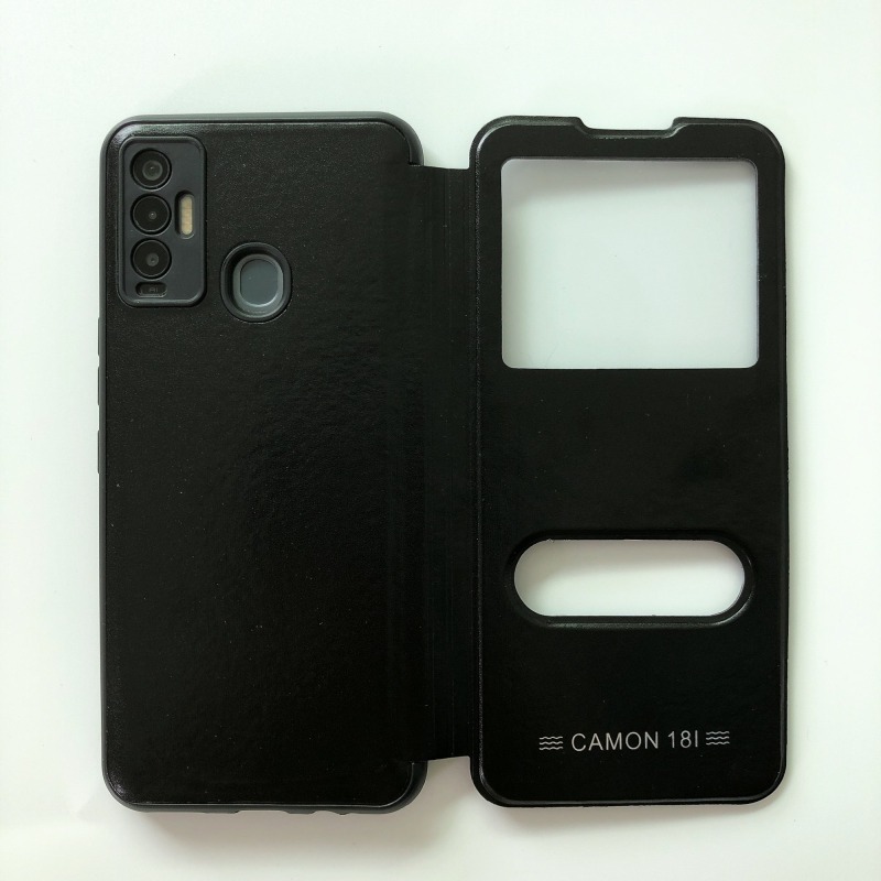 Factory wholesale double window flip cover for note12 g96/x670 phone case