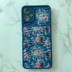 Wholesale African mobile phone cases for SAM A03 A03 CORE ripple silicone phone case with hand strap