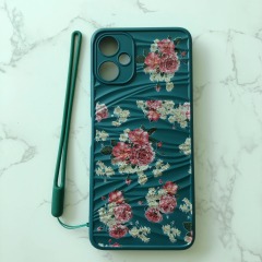 New Africa design Ripple silicone cover with Straps strong shockproof colorful soft TPU candy rope phone case for tecno pop2 pop2f