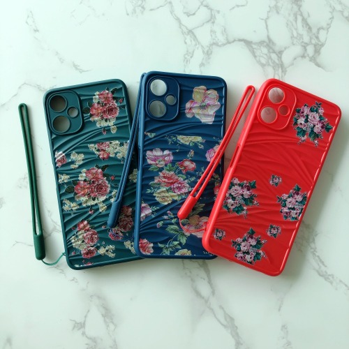 New Africa design Ripple silicone cover with Straps strong shockproof colorful soft TPU candy rope phone case for tecno pop2 pop2f