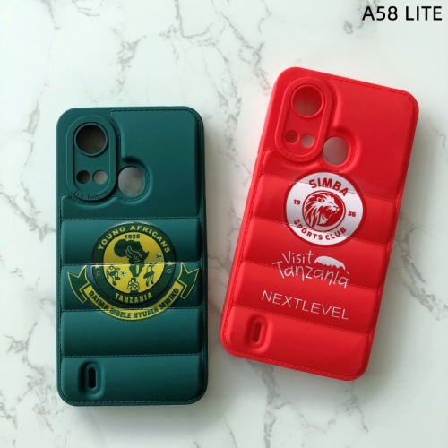 Hot selling fancy down jacket cover for inf smart6 plus/x6823 smart6 hd smart6 phone case