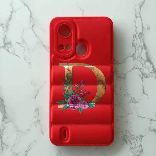 Hot fashion and new design down jacket cover for itel a58 lite a27 a49 phone case