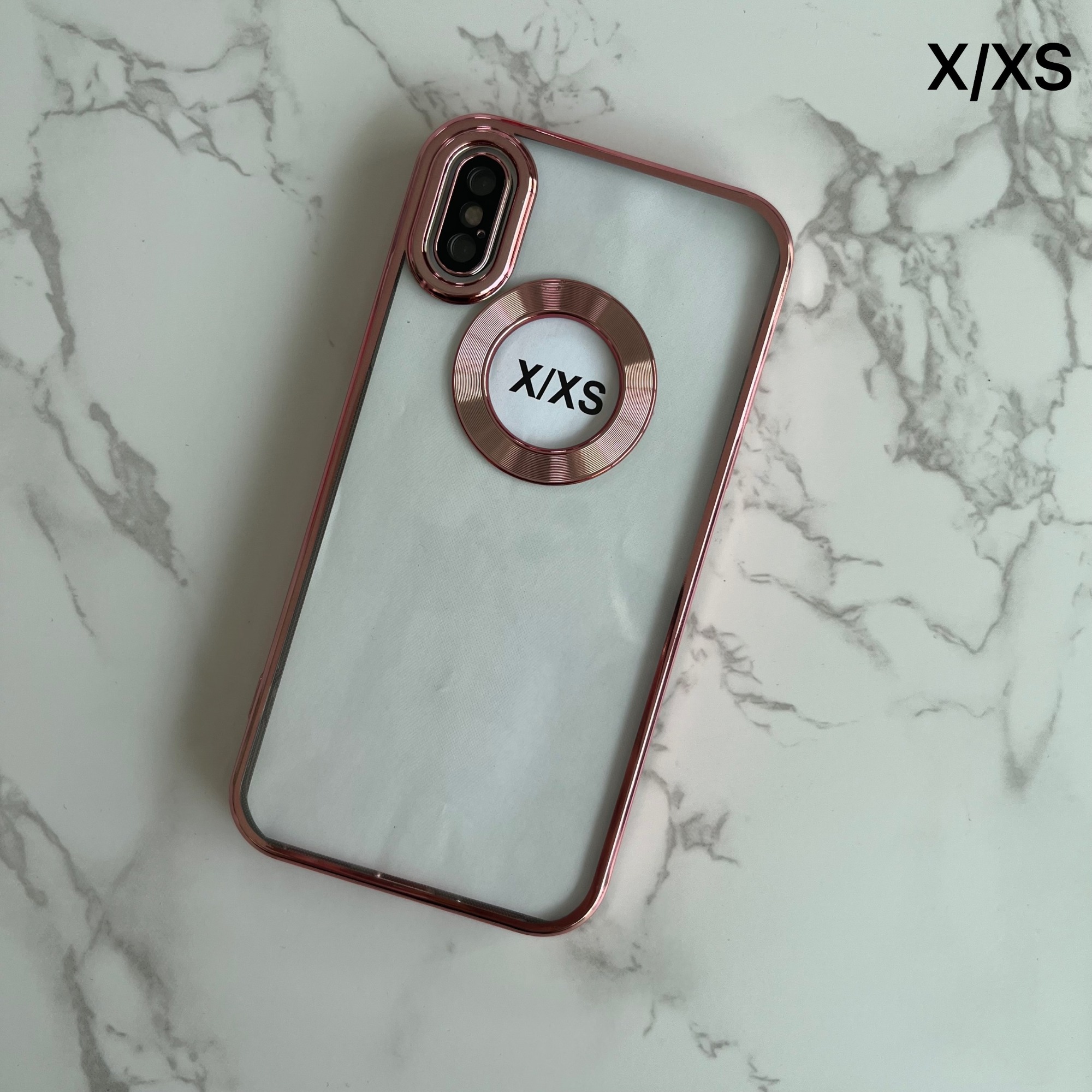 New design Electroplated transparent phone case for iphone x/xs xs max back cover