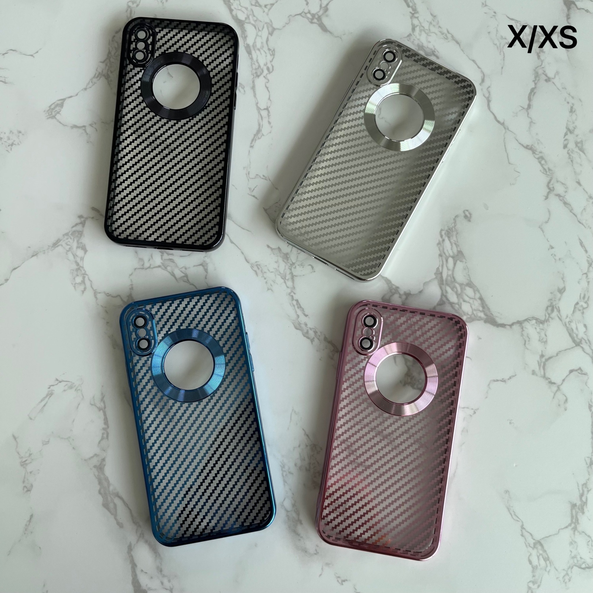 New product beautifully designed electroplating missing mark phone case for iphone x xr xs back cover