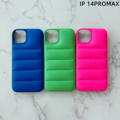 New fashion hot selling PC down jacket cover for iphone 13 13pro 13pro max phone case