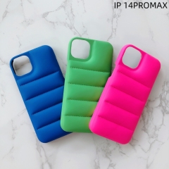 New fashion hot selling PC down jacket cover for iphone 13 13pro 13pro max phone case