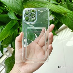 New design transparent tpu with card slot back cover for SAM A73 5G A13 4G J2 Prime phone case