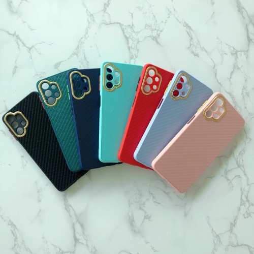 Electroplated lens frame skin phone case for SAM J6PLUS/J6PRIME J4PLUS/J4PRIME back cover