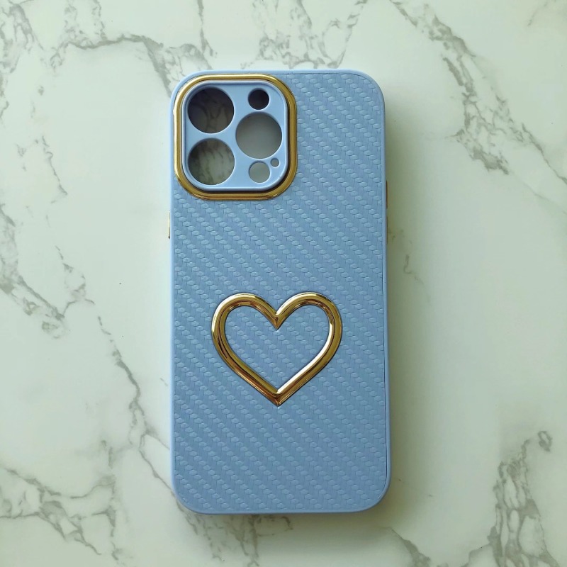 Electroplating love heart pattern phone case for TECNO SPARK9PRO SPARK9T SPARK9 back cover