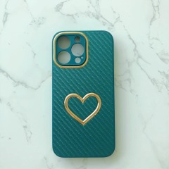 Electroplating love heart pattern phone case for TECNO SPARK9PRO SPARK9T SPARK9 back cover