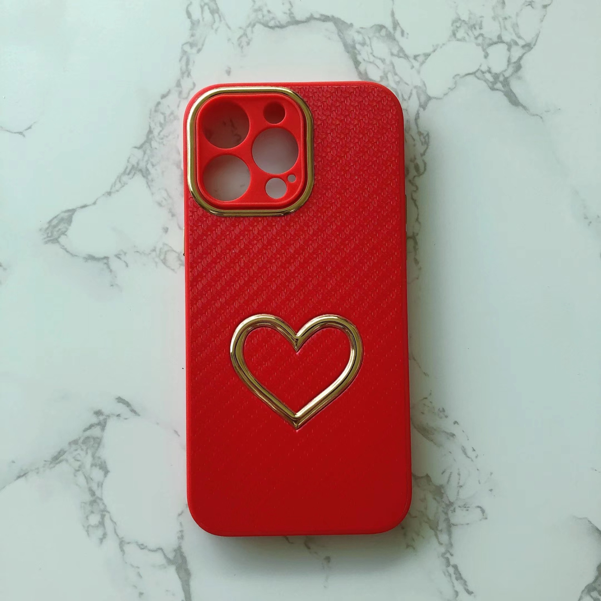 Hot product Electroplating love phone case for redmi 8a 7a 6a hard cover