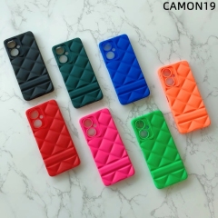 Manufacturer hot sales Rhomboid TPU phone case for TECNO CAMON 19 PRO 5G CAMON 19