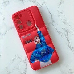 Fashion mobile Phone Accessories Down Jacket Rainbow Cover for IPHONE11 12 13 14 phone case