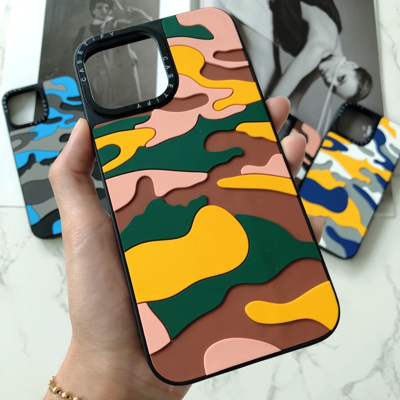 Factory wholesale camouflage color silicone Phonecase for IPHONE6G 6PLUS 7G 7PLUS