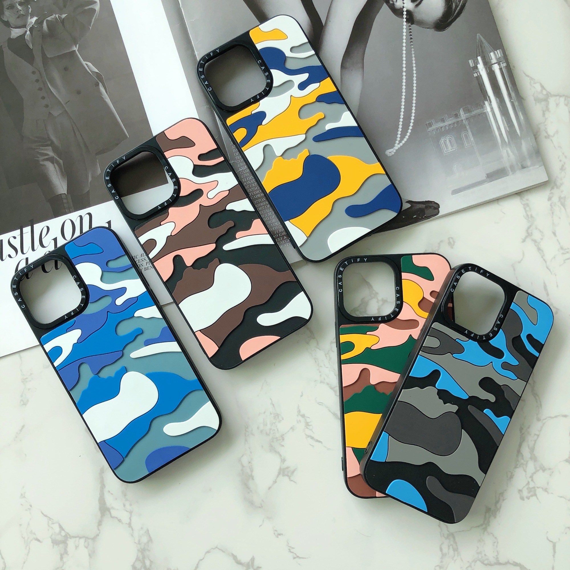 Factory wholesale camouflage color silicone Phonecase for IPHONE6G 6PLUS 7G 7PLUS