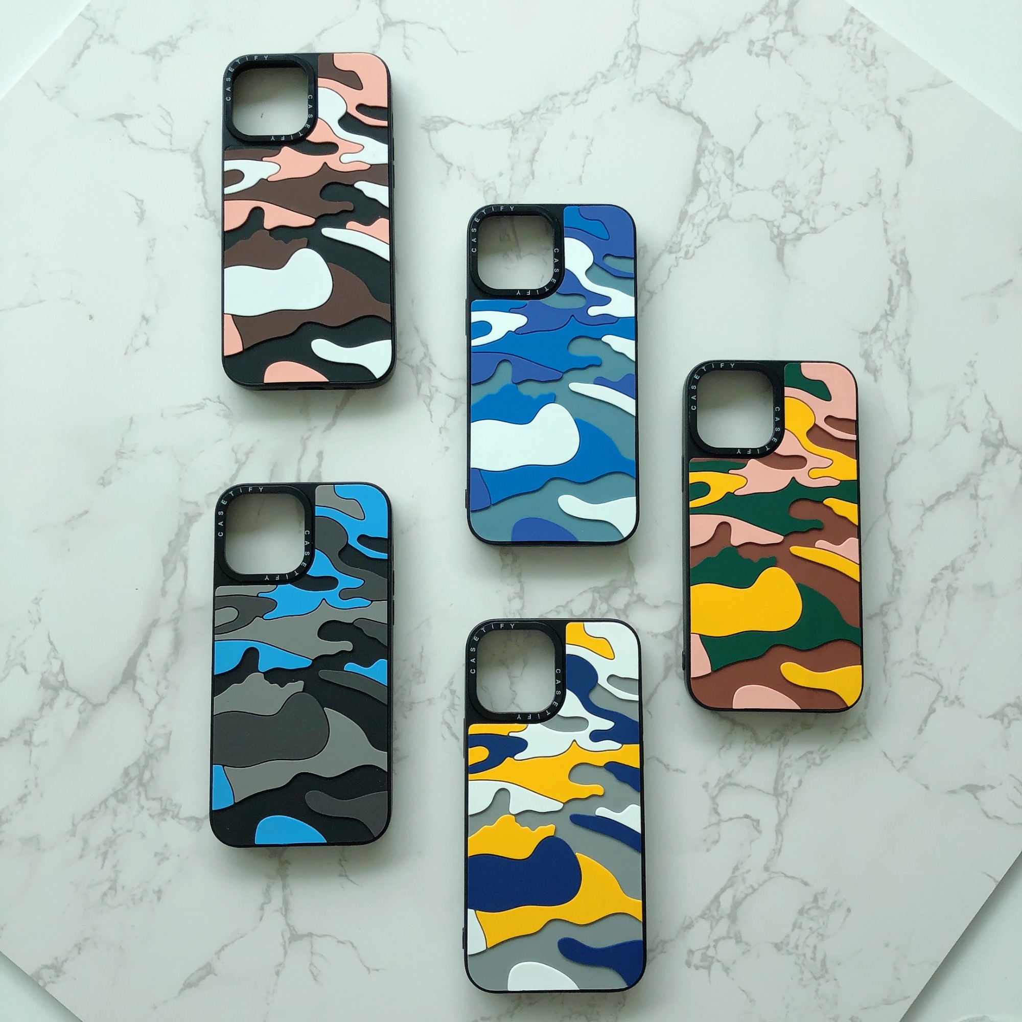 Factory wholesale camouflage color silicone Phonecase for IPHONE6G 6PLUS 7G 7PLUS