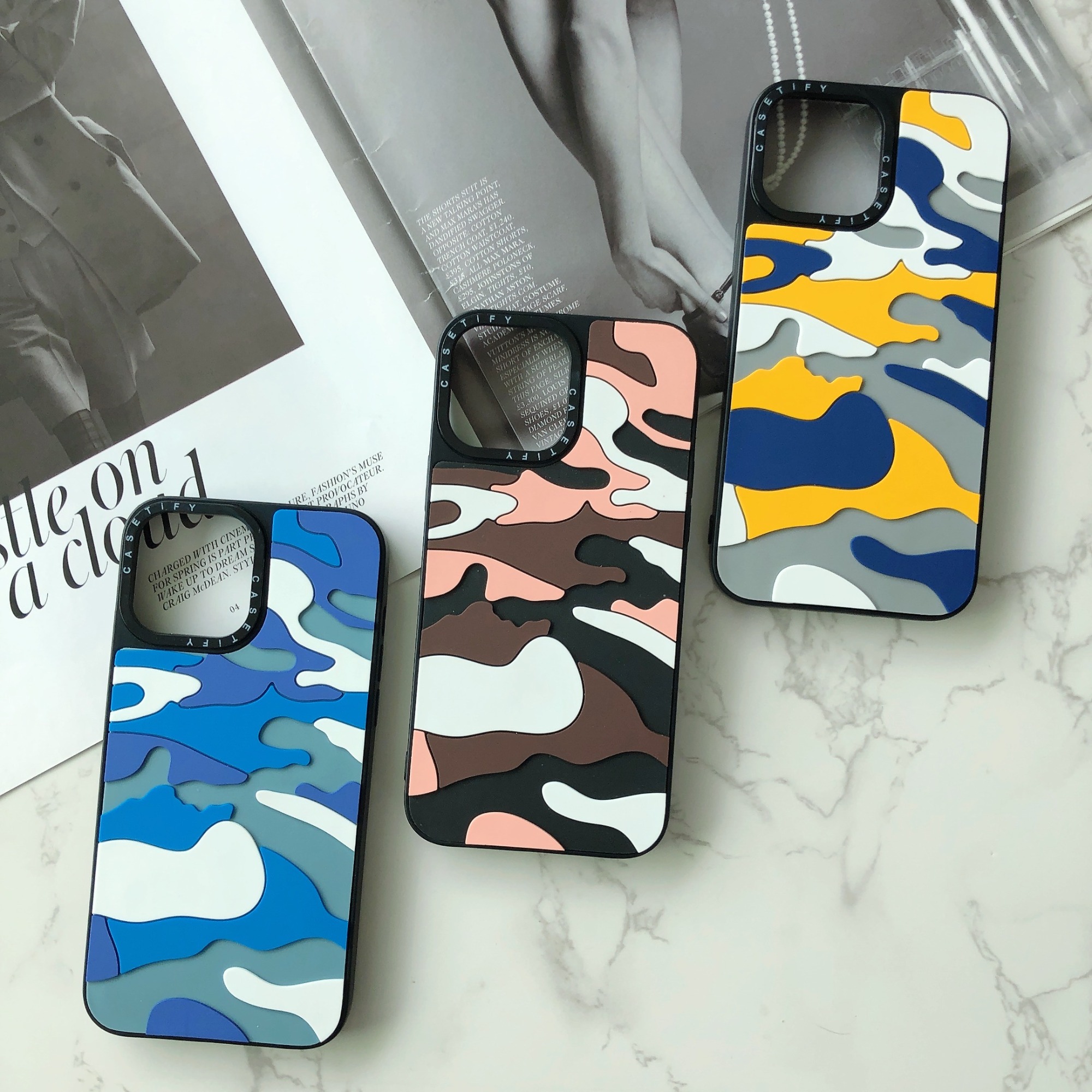 Factory wholesale camouflage color silicone Phonecase for IPHONE6G 6PLUS 7G 7PLUS