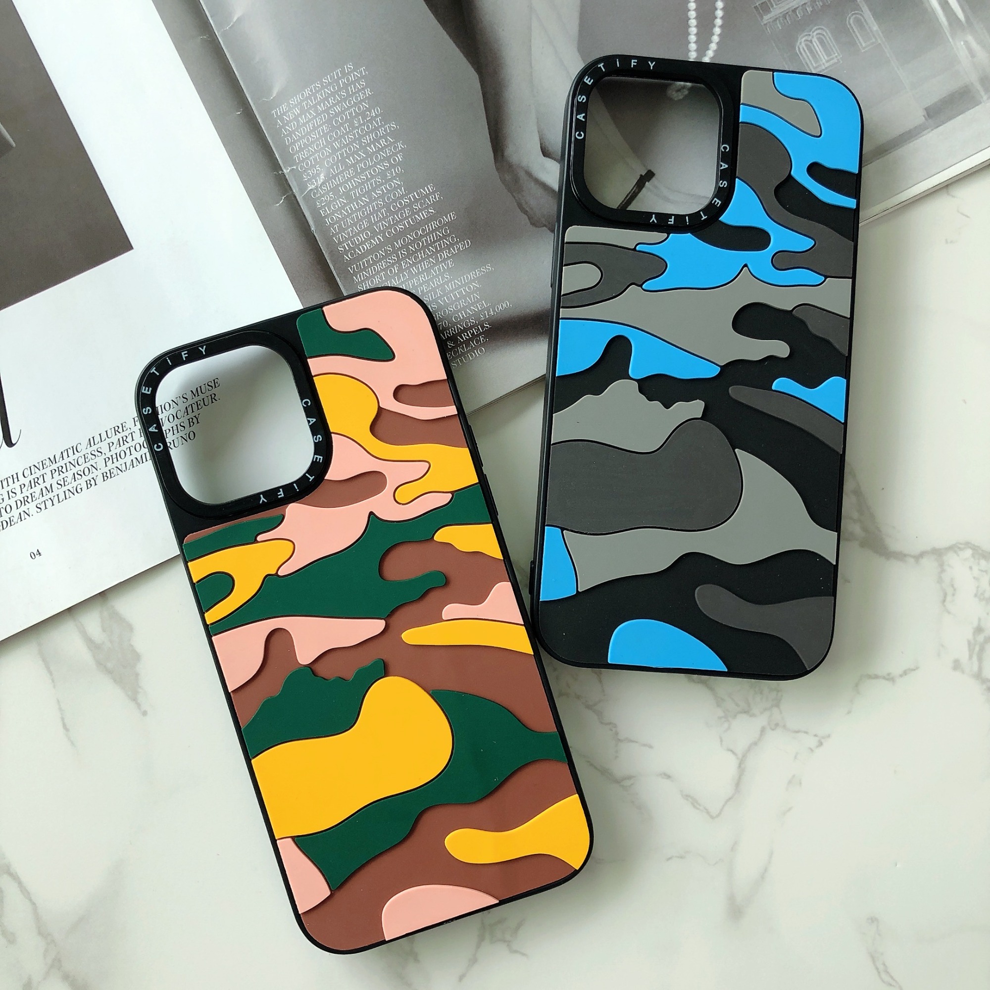 Factory wholesale camouflage color silicone Phonecase for IPHONE6G 6PLUS 7G 7PLUS