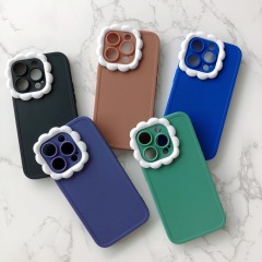 Hot sales Exquisite petal lens frame back cover for IPHONE X/XS XR XSMAX phone case