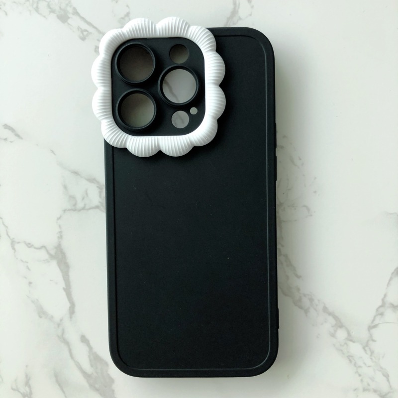 Exquisite petal lens frame phone case for iphone11 11pro 11pro max