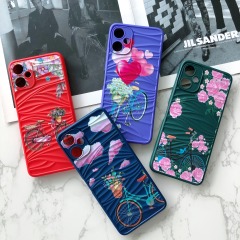 Hot selling shockproof ripple silicone back cover for ITEL A58LITE A58PRO A49 phone case