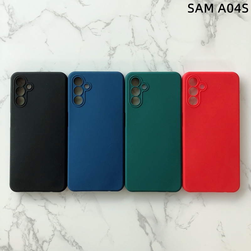 Hot sales colorful soft TPU back cover for SAM A04S phone case