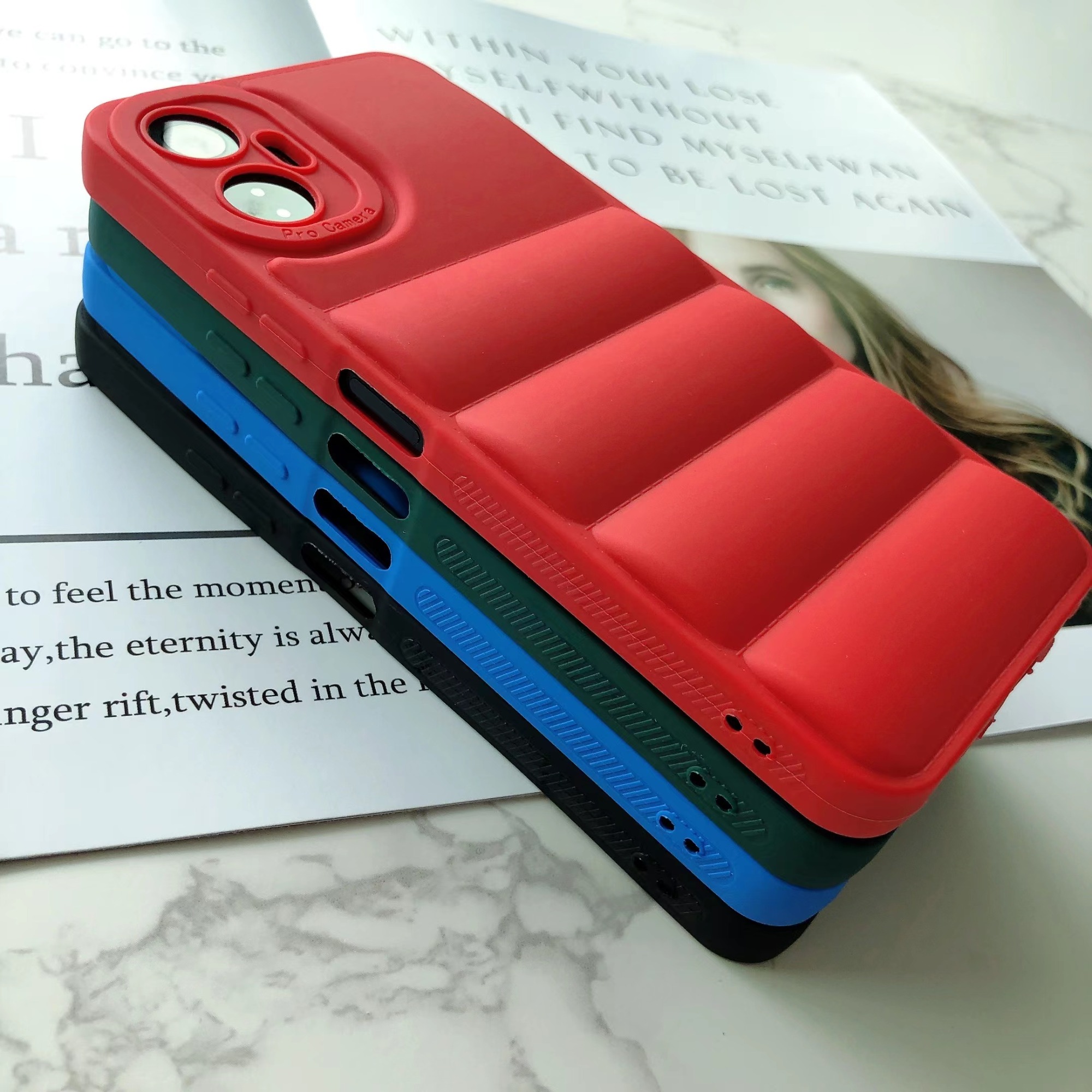 Fashion high quality down jacket cover for itel s18pro phone case