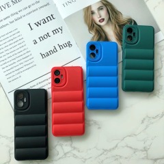 Fashion high quality down jacket cover for itel s18pro phone case