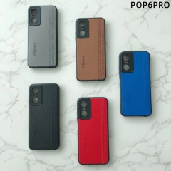New design shockproof Leather TPU phone case for TECNO SPARK9T POP6 PRO
