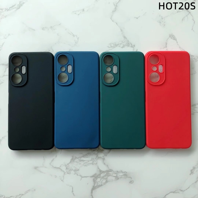 Manufacturer colorful soft TPU phone case for infinix hot20s back cover