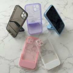 New arrival Transparent TPU with Invisible Holder for SAM A03 A12 A13 A33 A53 phone case