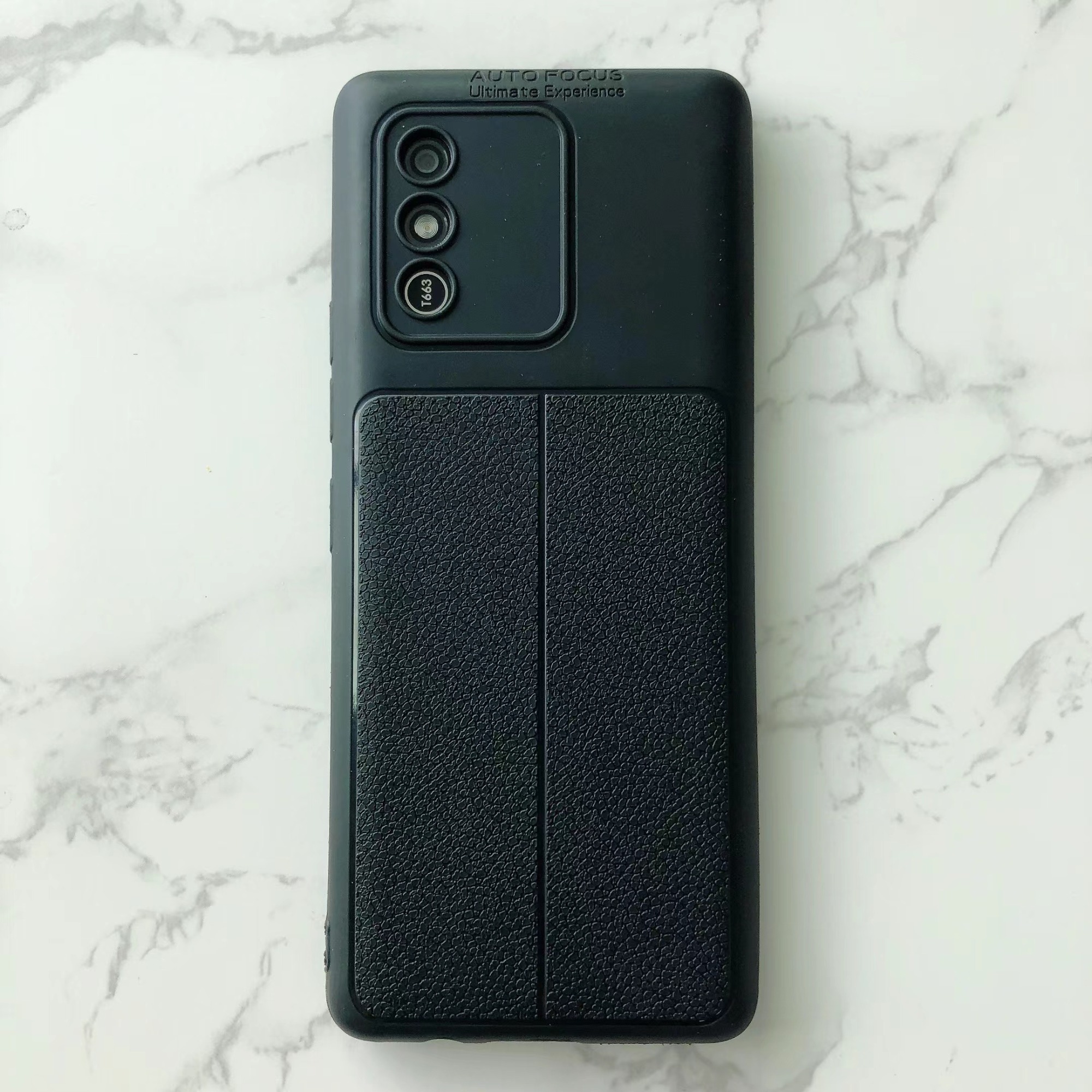 Small leather grain TPU back cover for TECNO T663 T352 phone case