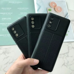 Small leather grain TPU back cover for TECNO T663 T352 phone case