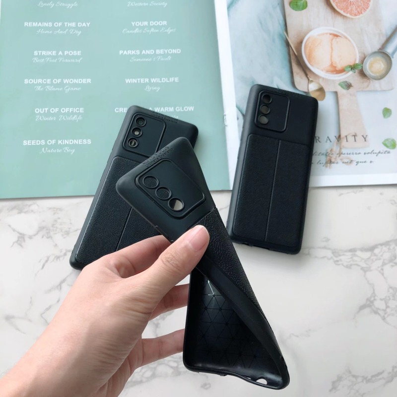 Small leather grain TPU back cover for TECNO T663 T352 phone case