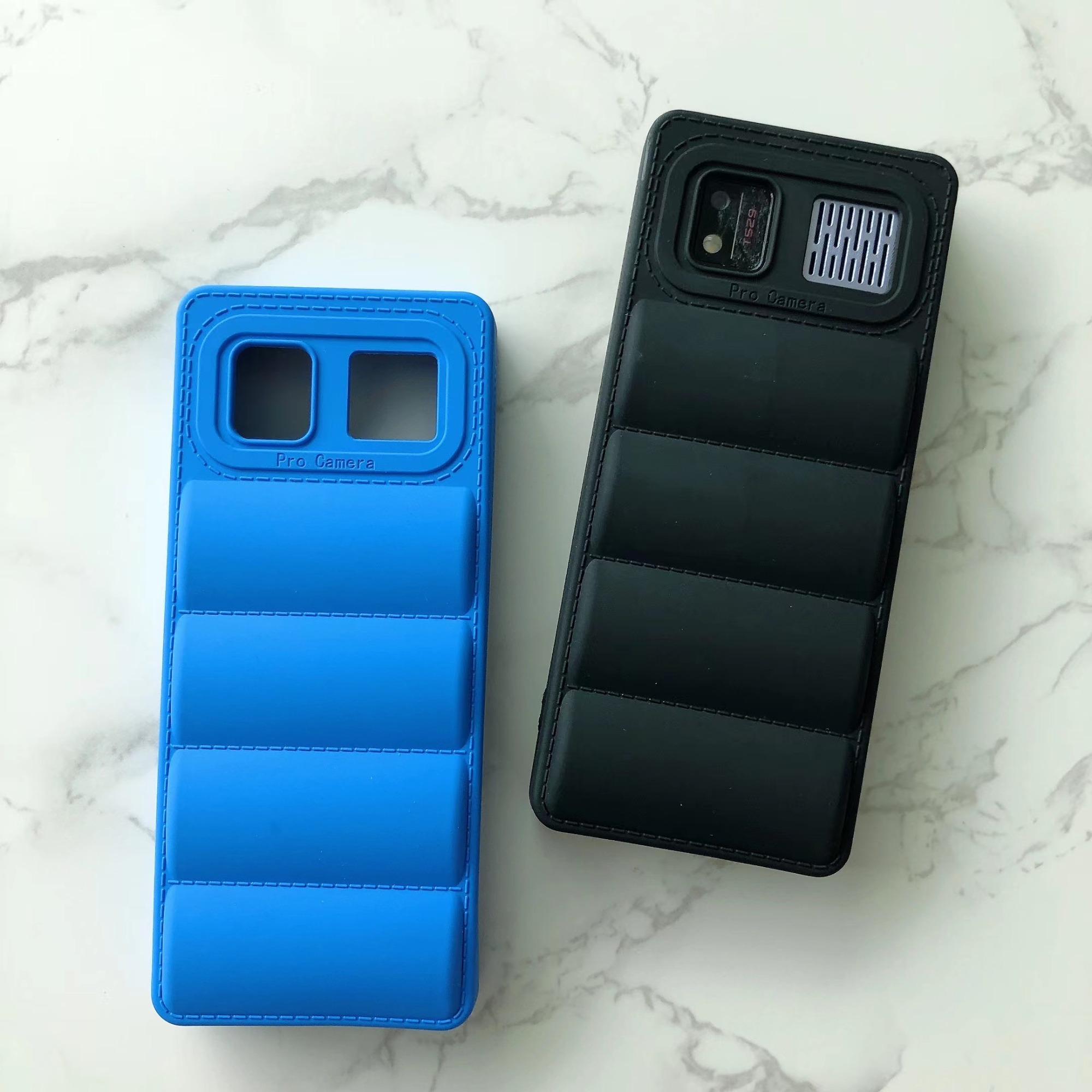 Factory Wholesale shockproof small down jacket covfor TECNer O T529 T352 phone case